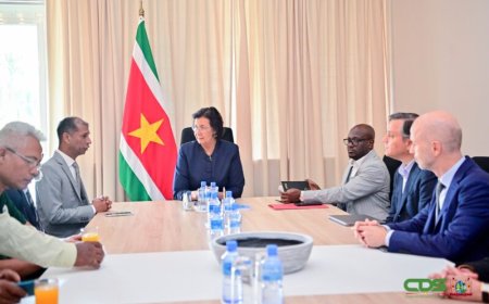 Suriname en Deutsche Bank onderzoeken samenwerking rond nieuwe klimaatkredieten