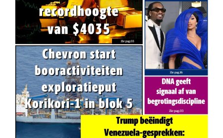 Dagblad Suriname, donderdag 9 oktober 2025