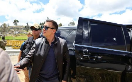 President van Ecuador ongedeerd na aanval op zijn konvooi tijdens protest – vijf arrestaties