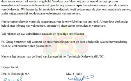 BLTO vraagt president Simons spoedige interventie beroepsonderwijs