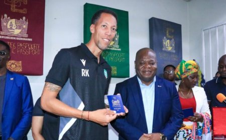 Natio ontvangt e-paspoorten voorafgaand aan duel met Guatemala