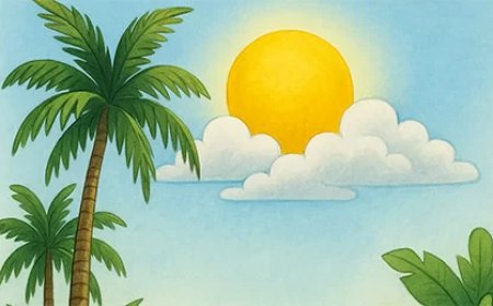 Warm, zonnig weer met meer bewolking in de middag