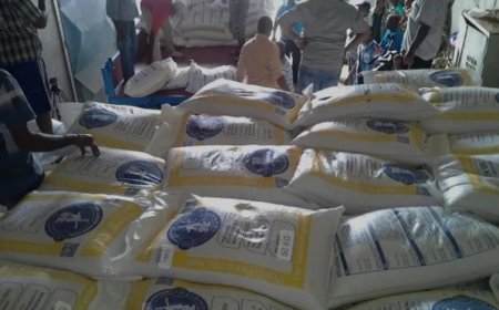 Voorlopig 1 zak kunstmest gratis en 5 tegen kostprijs voor padieboeren