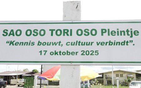 Feestelijke ingebruikname SAO Oso Tori Oso als centraal ontmoetingsplek