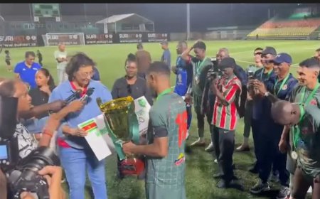 Robinhood wint President’s Cup na spannende finale tegen Inter Moengotapoe