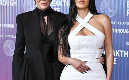 Kim Kardashian kopieert look van haar moeder Kris Jenner