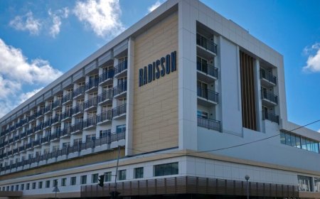 Wegomlegging door opening Radisson Hotel Paramaribo