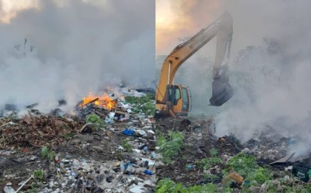 OWRO schiet brandweer te hulp met zwaar materieel bij vuilstortbrand Charlesburg