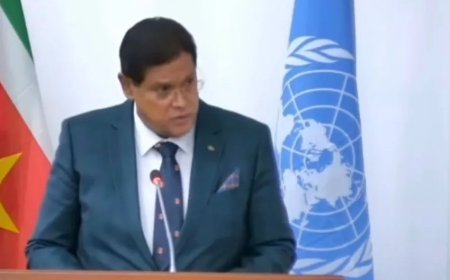 Santokhi: “Suriname verdient erkenning en invloed op wereldtoneel”