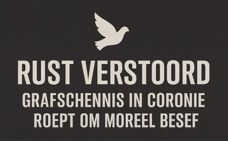 Rust verstoord: grafschennis roept om moreel besef