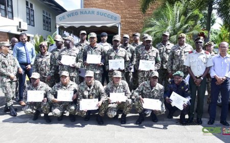 21 militairen behalen diploma Groepscommandant