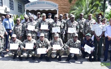 21 militairen ronden opleiding tot groepscommandant succesvol af