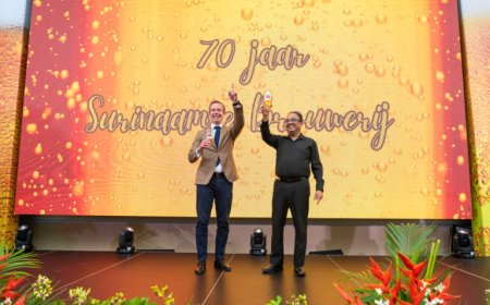 70 jaar Surinaamse Brouwerij N.V. investeert in jongeren, duurzaamheid en toekomst