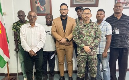 Bestuur VSVEM maakt kennis met minister Ramsaran