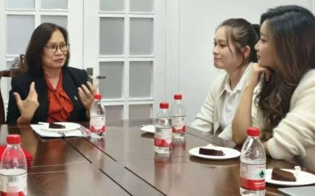 Surinaamse ambassade in China ontvangt voor het eerst Chinese studenten