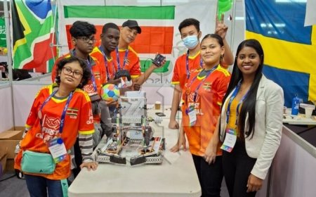 Team Suribotics vertegenwoordigt Suriname in Panama