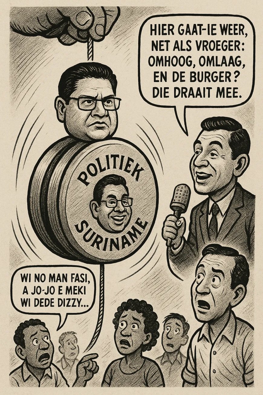 Politiek in Suriname blijft als een jo-jo-spel