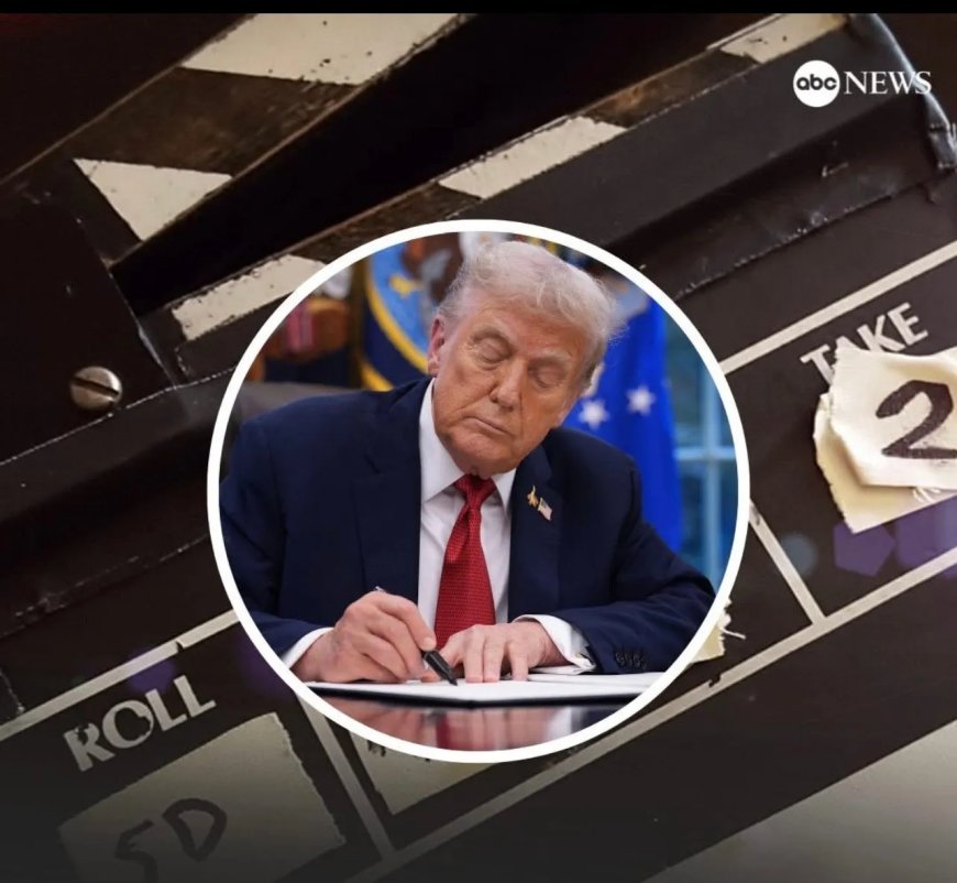 Trump voert 100% heffing in op buitenlandse films