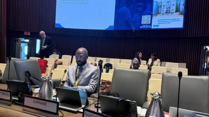 Minister Misiekaba neemt zitting in WHO-bestuur