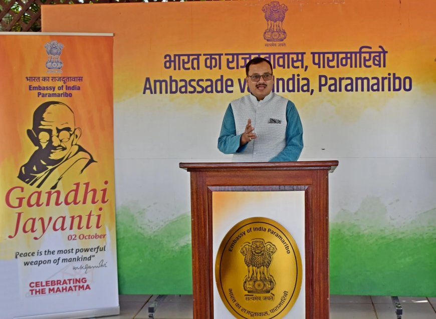 156e Gandhi Jayanti – Internationale Dag van Geweldloosheid