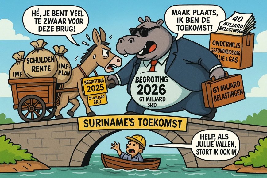 Suriname’s toekomst wankelt: wie houdt balans op de brug? 