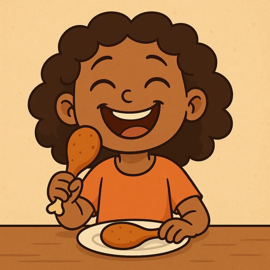 Een stukje kip, een wereld van geluk