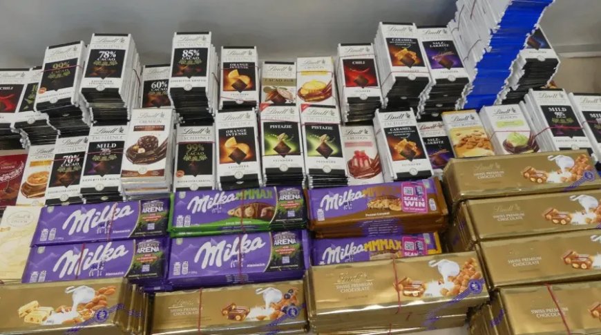 Opmerkelijk – Duitse vrouw (24) steelt 113 kilo aan chocoladerepen