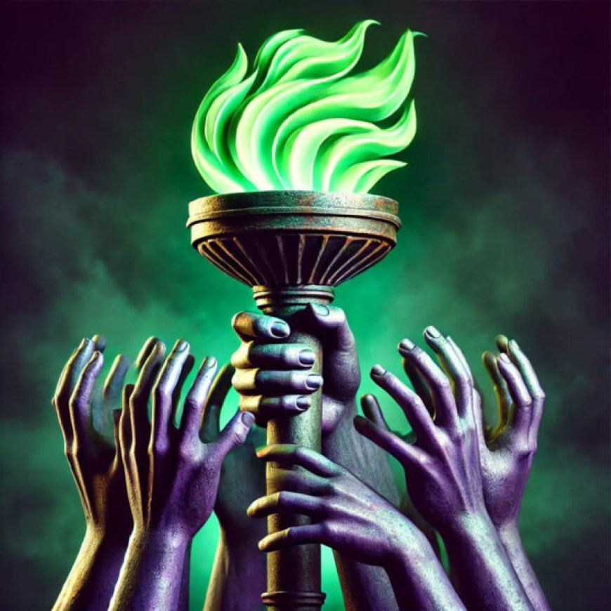 DE GROENE VLAM EN DE PAARSE ECONOMIE