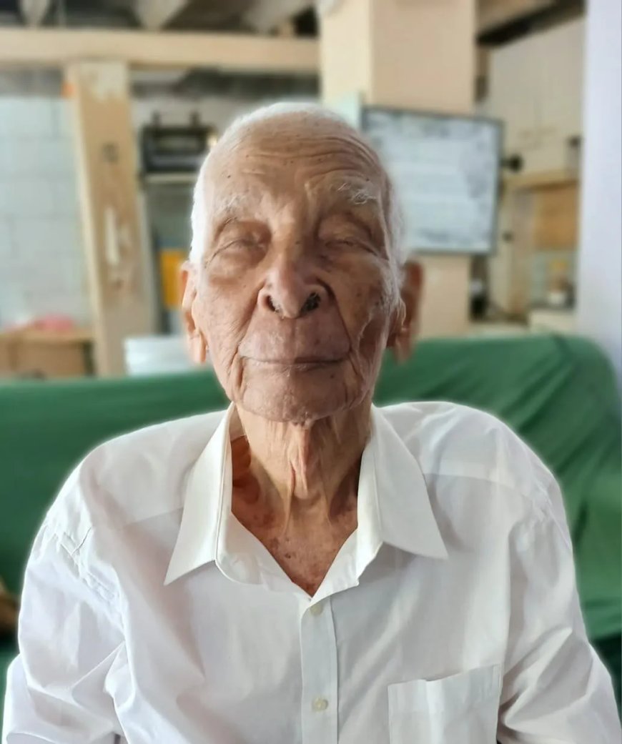 Een Surinaamse burger is 102 jaar geworden en nog helder van geest