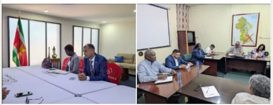 Guyanese provocatie tijdens bezoek Surinaamse minister