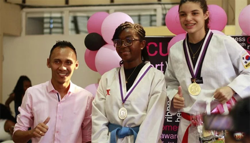 Meisjes tonen veerkracht bij Pink Fight Fest