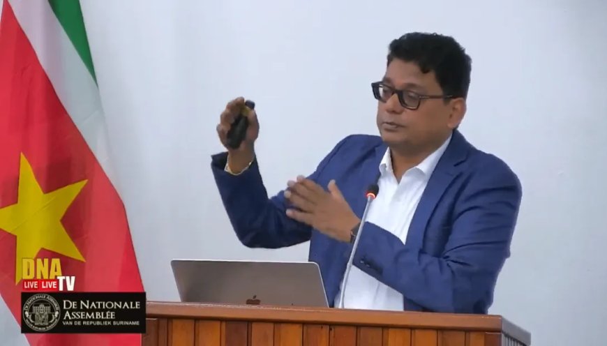 Gajadien: “Geen vrijbrief voor leningen — Suriname heeft wet op discipline nodig”