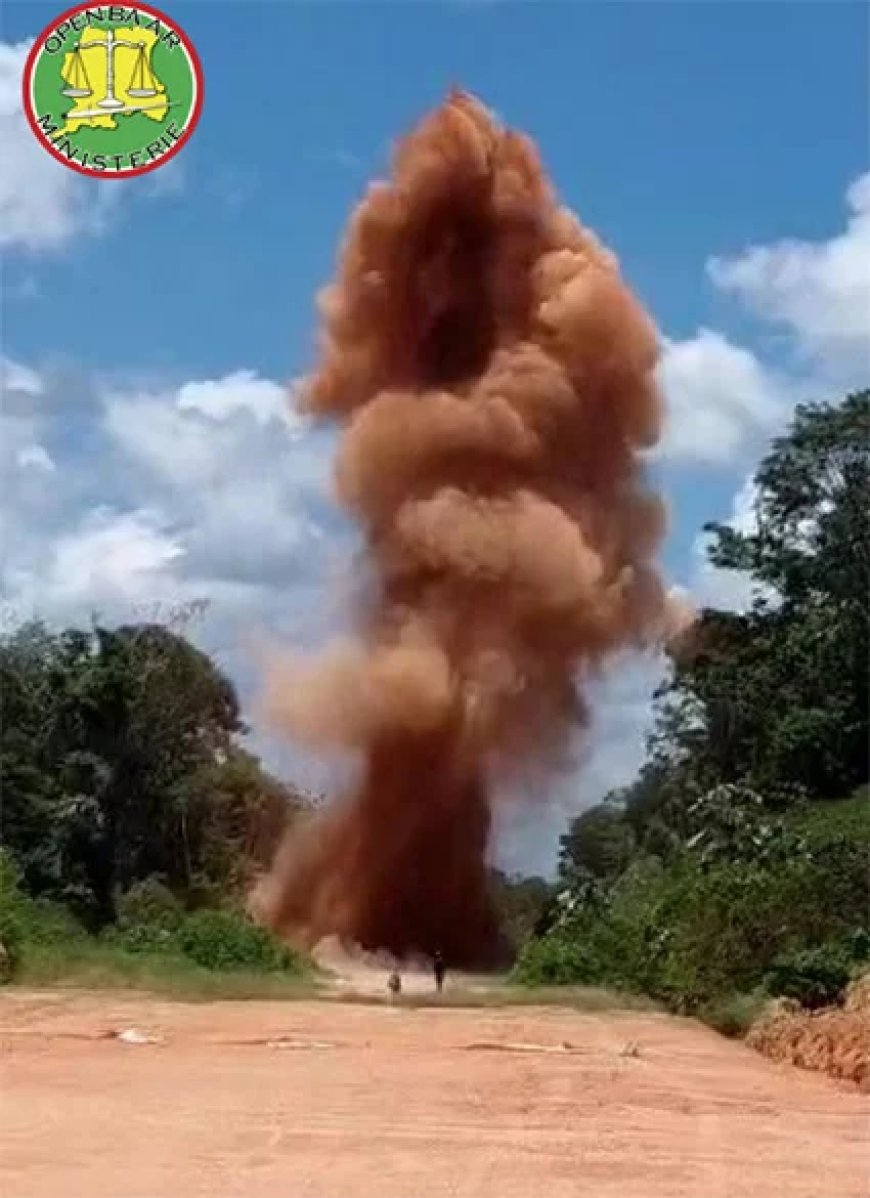 Illegale landingsbaan bij Pusugrunoe opnieuw onklaar gemaakt