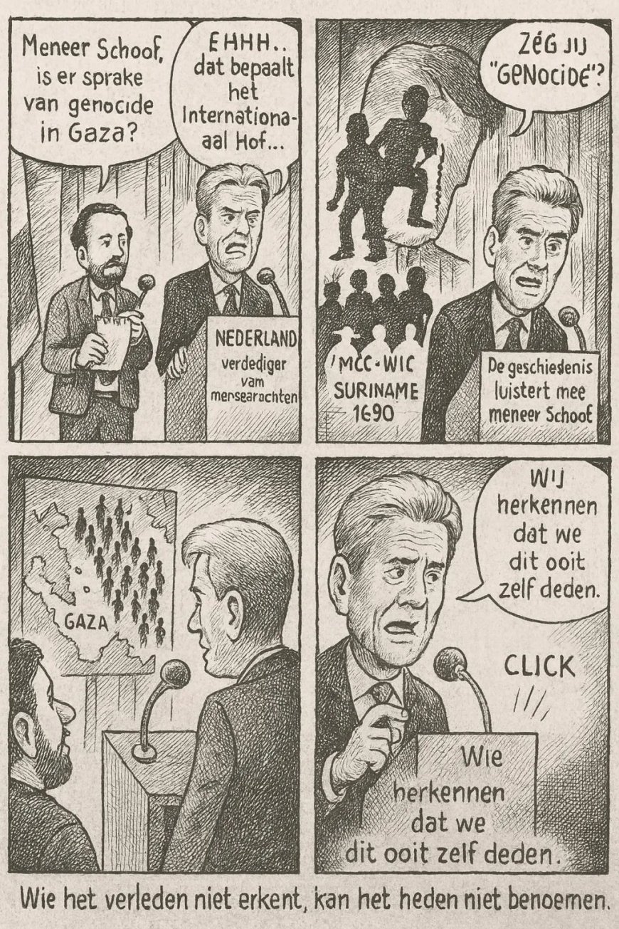 De angst van Dick Schoof voor het woord genocide