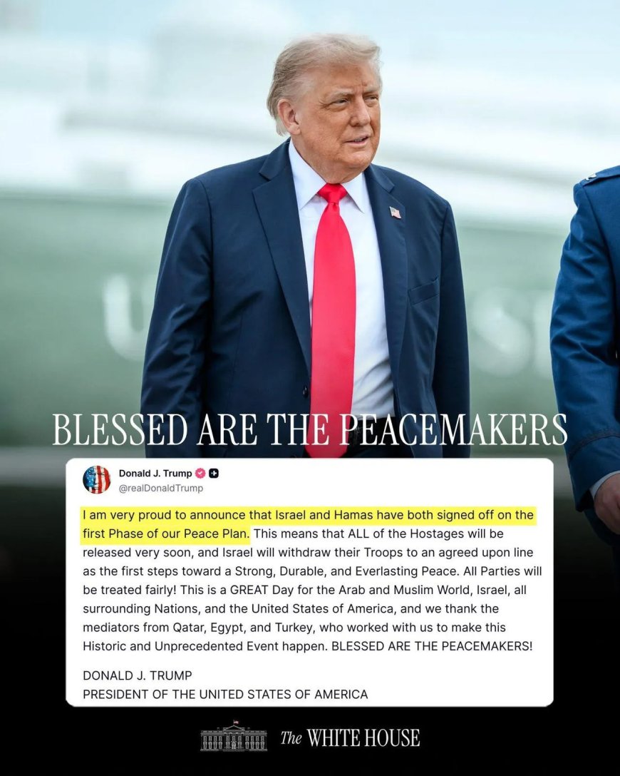 Israël en Hamas bereiken eerste fase van vredesplan