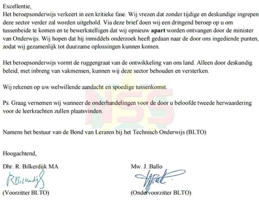 BLTO vraagt president Simons spoedige interventie beroepsonderwijs