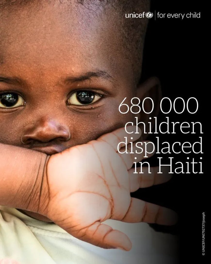 Aantal ontheemde kinderen in Haïti bijna verdubbeld in één jaar