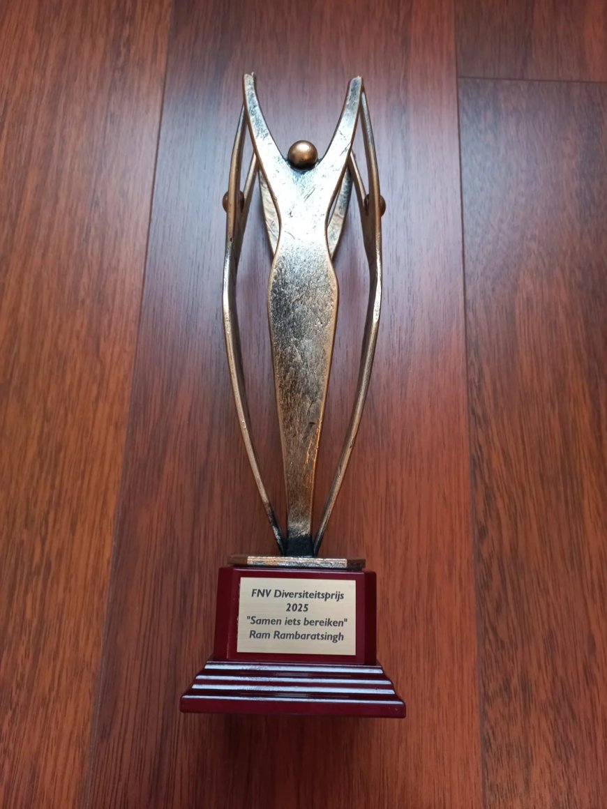 FNV eert Ram Rambaratsingh voor inzet Surinaamse gemeenschap