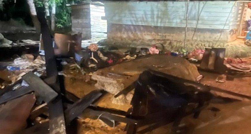 Woning te Baling Soela in de as gelegd