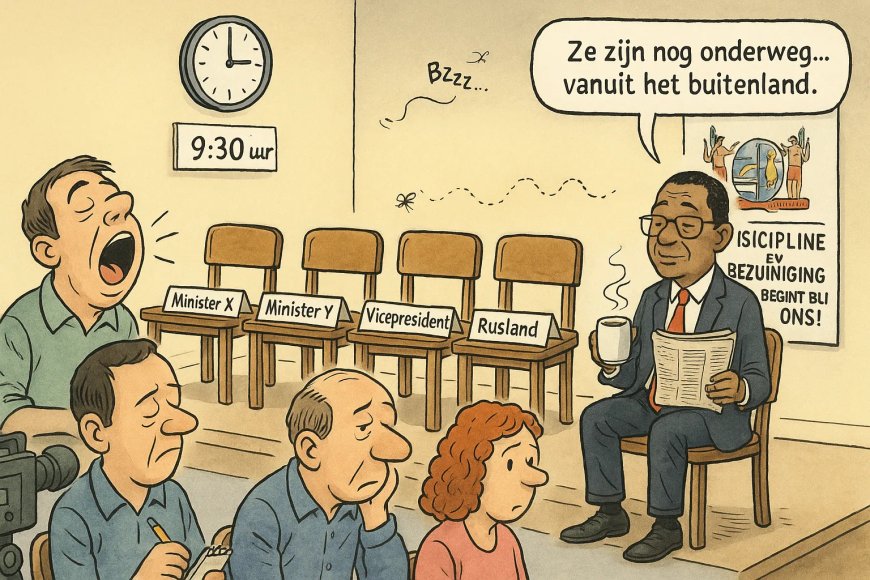 Waardeloos gedrag van ministers: persmoment RvM afgeblazen na uren wachten
