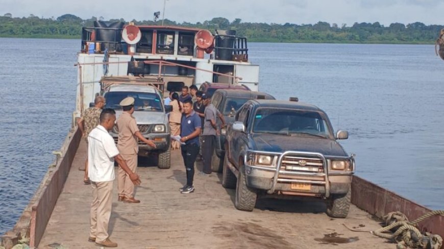 Gestrande bezoekers in Kabalebo veilig vervoerd na instorten brug Witagron
