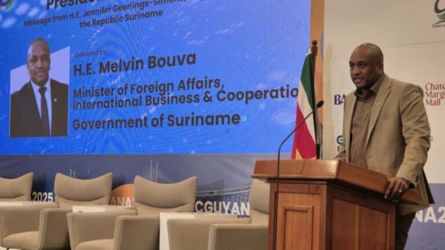 Bouva: duurzame groei en samenwerking centraal op International Business Conference in Guyana