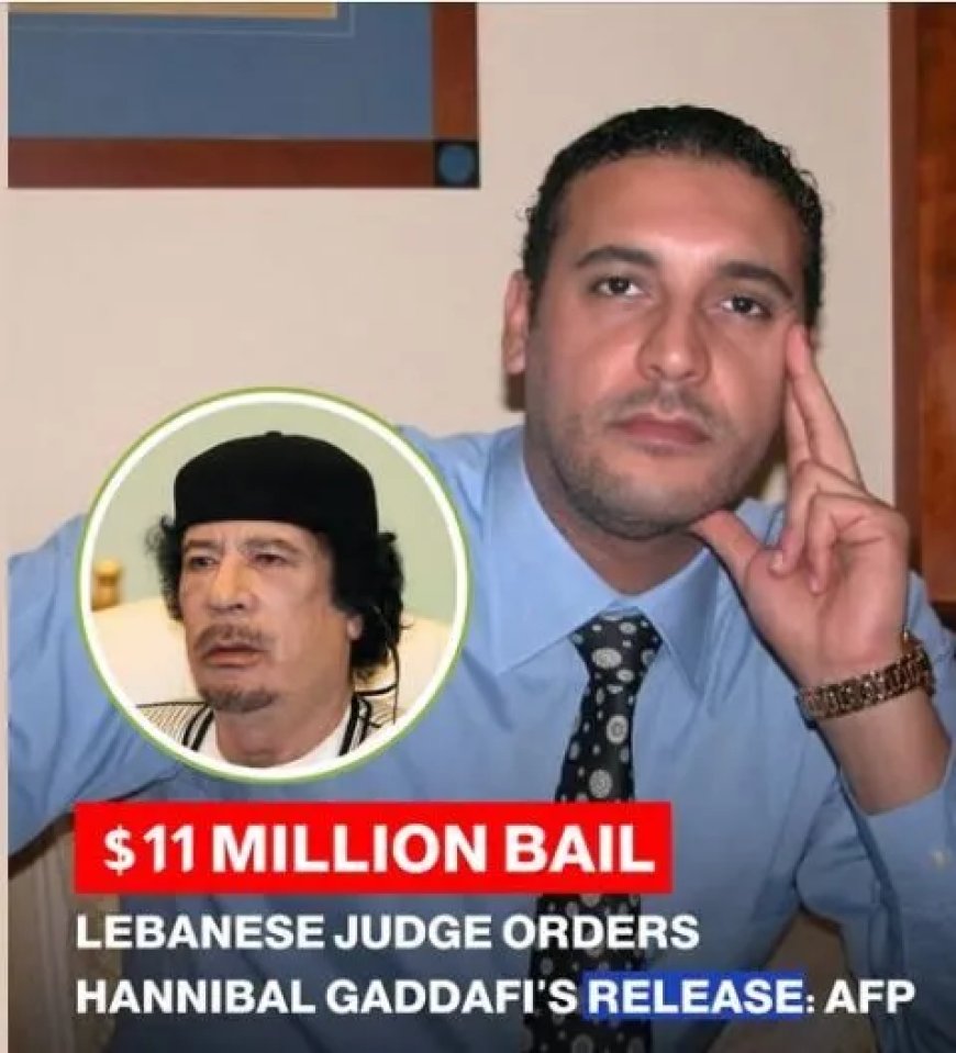 Hannibal Gaddafi vrijgelaten op borgtocht na bijna tien jaar hechtenis