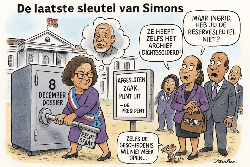 Simons sluit de poort van het verleden