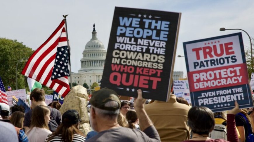 No Kings’-protesten in VS: Trump is geen koning