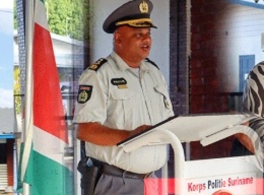 Nasleep fataal schietincident: Akkal spreekt politiemanschappen Nickerie toe