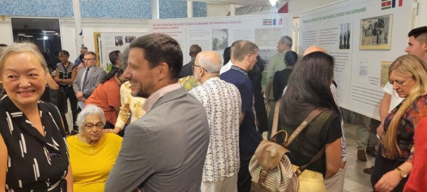 50 jaar diplomatieke banden tussen Suriname en Frankrijk samengevat in expo