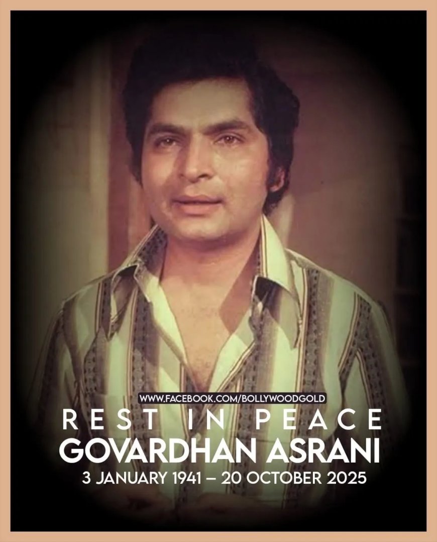 Rust in vrede, Asrani Ji (1941–2025)