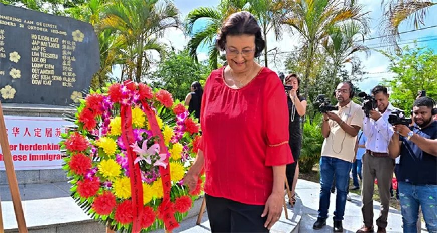 President Simons: Chinese gemeenschap onverbrekelijk deel van Surinaamse identiteit