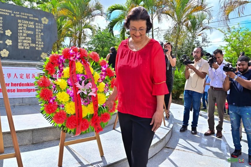 172 Jaar Chinese Immigratie in Suriname herdacht????